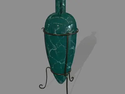 vase 6 greek - greek Low-poly 3D model