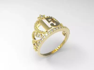 Anillo 15 Anos 3D model