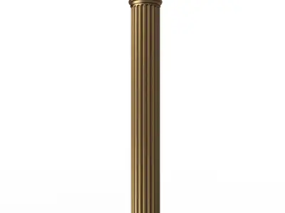 Column Capital 1305 Low-poly 3D model