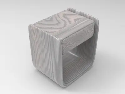 Miziro Night Stand Low-poly 3D model