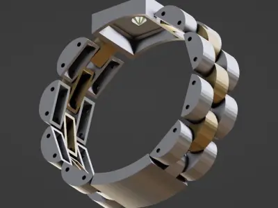 bracelet  movable ring  3D print model