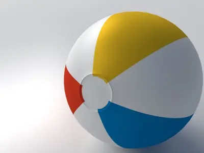 Beach Ball 3D model