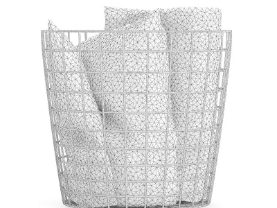 Blanket Basket 3D model