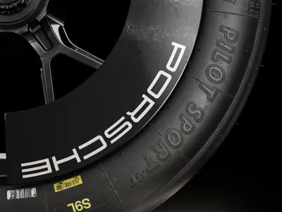 Michelin Pilot Sport GT  31 71-19 3D model