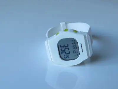 Fitness Watch with Heart Rate Sensor Free 3D print model
