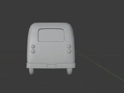  ZSD Nysa N59 Bus Car Van 3D model