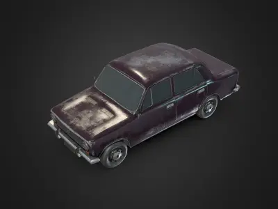 Lada 2101 Vaz PBR Low-poly 3D model
