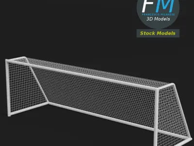 Soccer goal 2 3D model