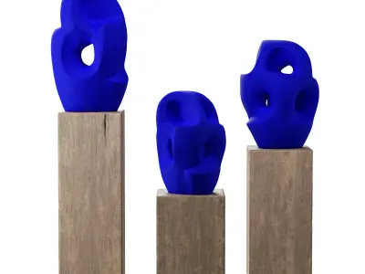 Abstract knot egg sculpture 3D model