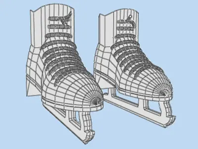 Skate - Iceskate 3D model