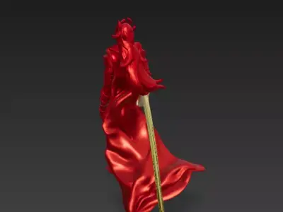 Blood-Red Commander Igris - Solo Leveling Anime Figure 3D model