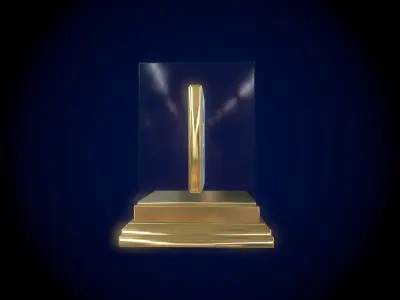 Mutant Ape 5 Gold Club 3D model