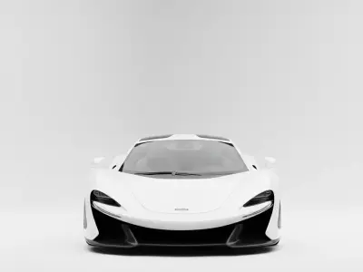 McLaren W1 Inspired Next-Generation Hypercar Low-poly 3D model