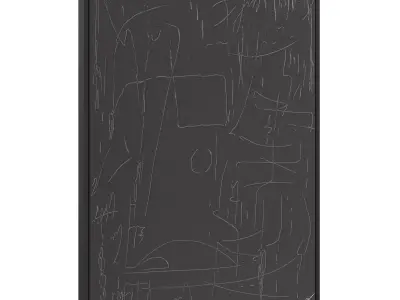 Haiku Wall Art PBR 3D model