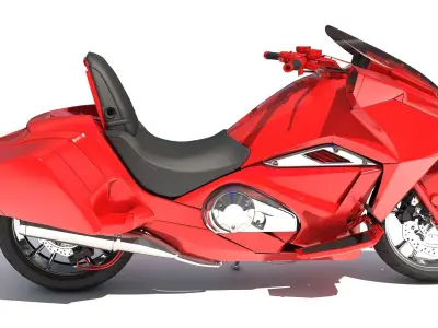Sport Motorcycle - 3D Models 3D model