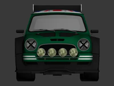 cartoon car vehicle 3d game ready model Low-poly 3D model-012 Low-poly 3D model