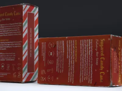 SUGAR CANDY CANE SCENTED SOAP 2024 3D model