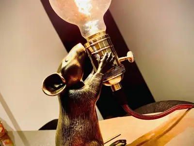 Mouse Lamp Charming Blend of Light and Playfulness 3D print model