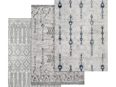 Rug Set 583 3D model