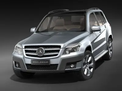Mercedes GLK 2009 3D model