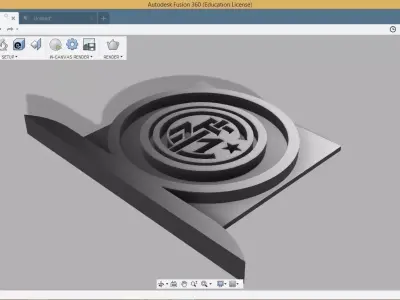 Inter Logo 3D print model