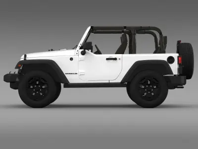 Jeep Wrangler Willys 2014 3D model