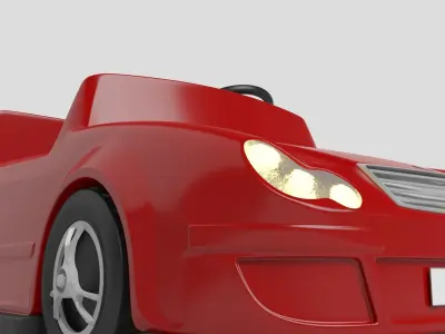 riding toy car 3D model