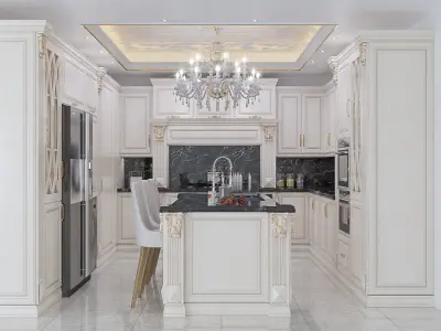 kitchen design 3D model