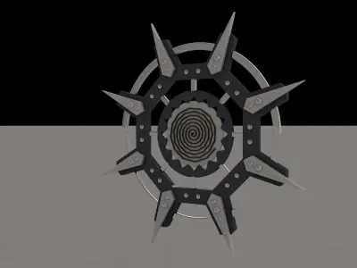 Sci Fi Wall Art 002 Free 3D model