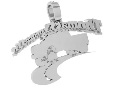 Car Diamond Pendant 4584 3D print model