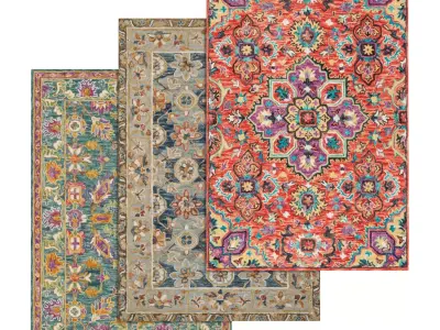 Rug Set 2018 3D model