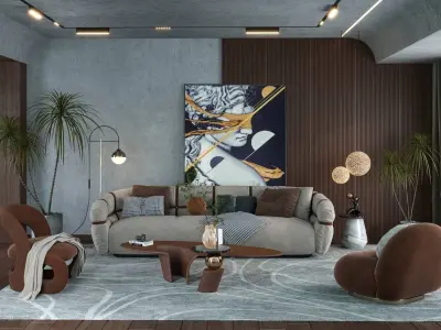 Dream living room  3D model