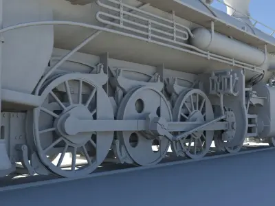 Steam Engine 3D model by dwip23raj1 from CGTrader