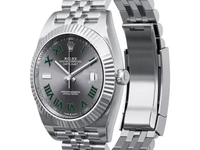 Rolex Datejust 41 steel 3D model