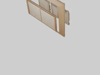 Personal Artwork Frames Low-poly 3D model