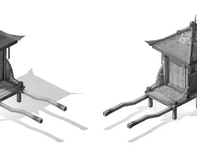 Game Official - Transport - Carriage 02 3D model