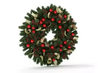 Christmas Wreath 3D model