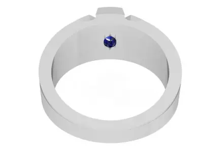 Oval Cut Ring 4314 3D print model