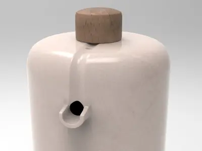 Zimga Oil Jug Low-poly 3D model