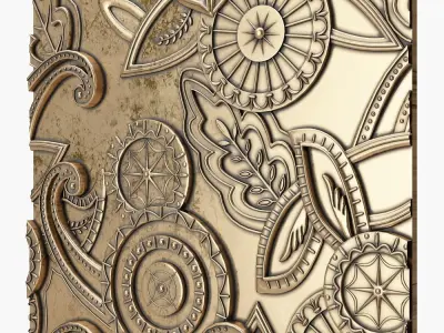 Decorative Plate for cnc 3D model