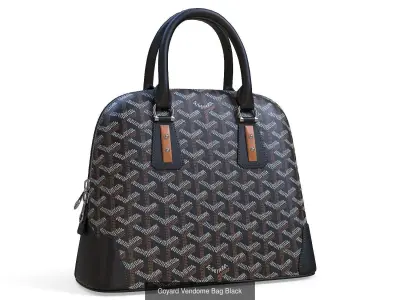Goyard Vendome Bag 3D Model Pack