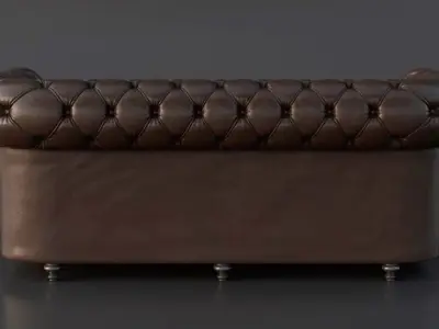 Chesterfield Couch 3D model
