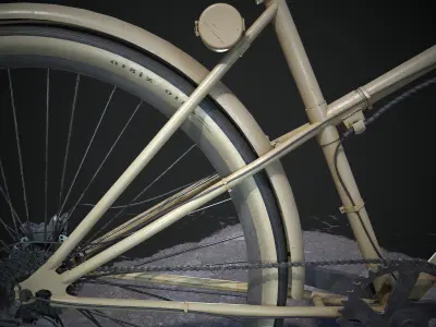 Bicycle Low-poly 3D model