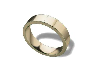 Mens Box Wedding Band Free 3D print model