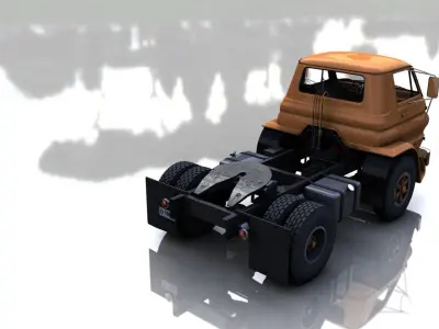 DODGE L700 TILT CAB TRUCK 1966 3D model