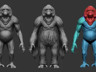 Orangutan  3D model
