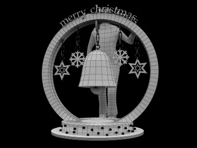 Christmas Gift Event Stand a344 3D model