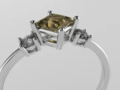 Minimalist Nova Ring 3D Model 3D print model