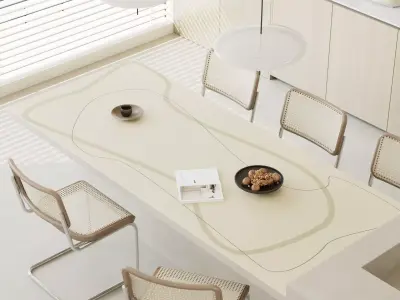 the silence of residential indoor  3D model