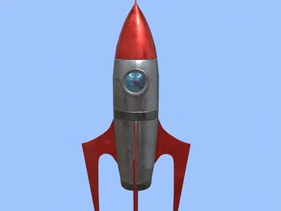 Spaceship rocket Free 3D model